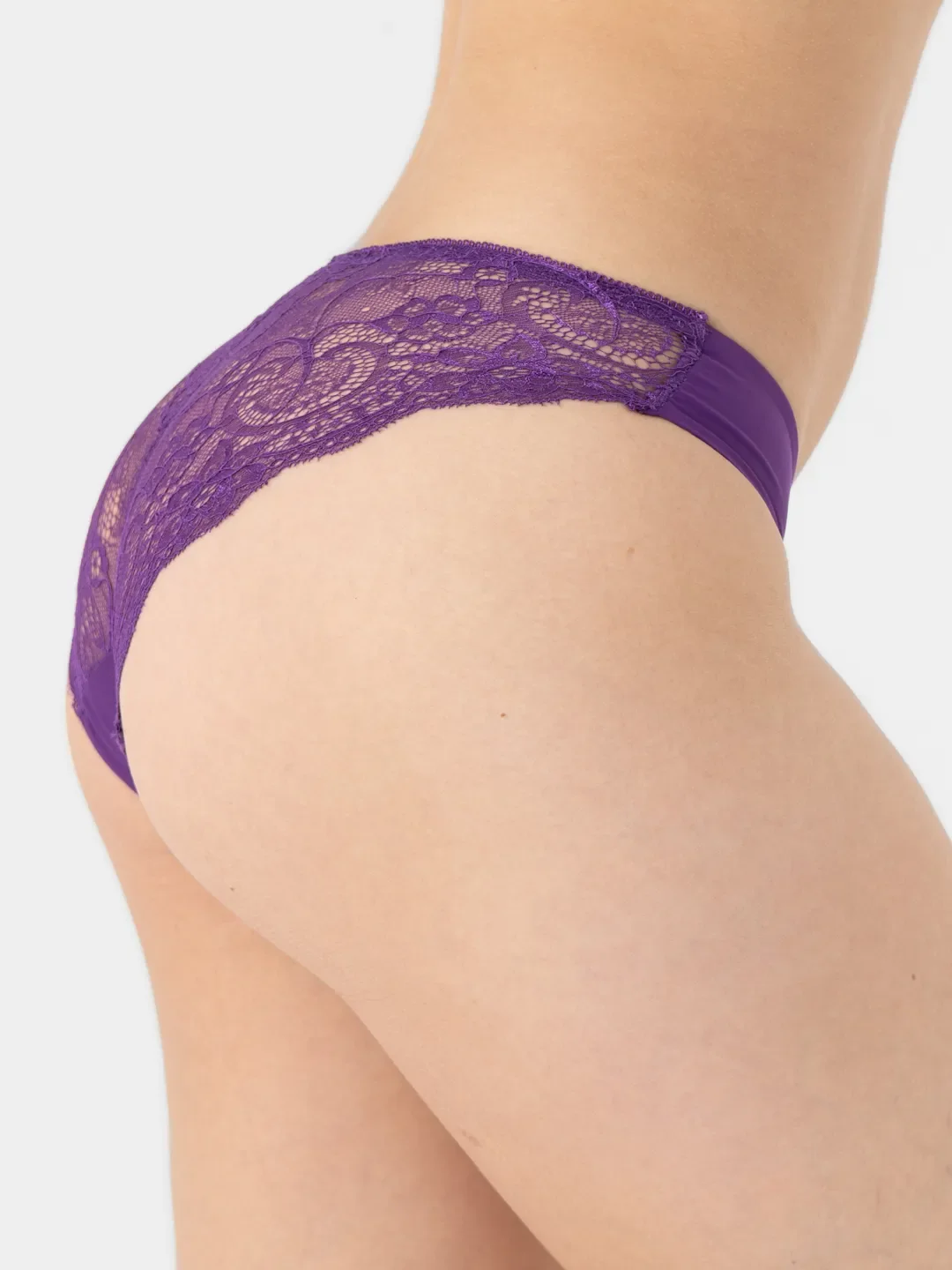 Фиолетовый женские кружевные трусы Ava Secret