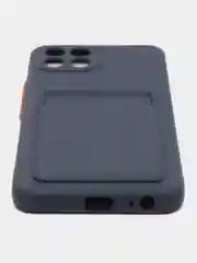 Морской силиконовый чехол для Infinix Smart 6 HD (Смарт 6 Хд), с карманом для карт
