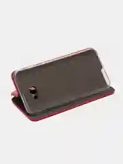 Красный чехол-книжка Samsung Galaxy J4+/J4 Plus (Самсунг Галакси Джи 4+/Джи 4 Плюс)