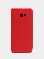 Красный чехол-книжка Samsung Galaxy J4+/J4 Plus (Самсунг Галакси Джи 4+/Джи 4 Плюс)