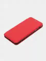 Красный чехол-книжка Samsung Galaxy J4+/J4 Plus (Самсунг Галакси Джи 4+/Джи 4 Плюс)
