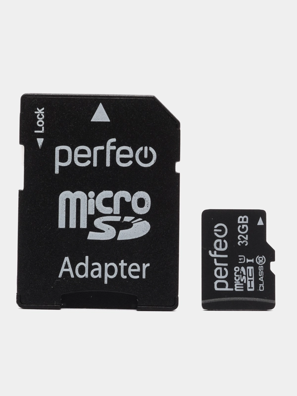 Карта памяти microSD  (10 класс)  без адаптера  Perfeo 4gb/8gb/16gb/32gb/64gb