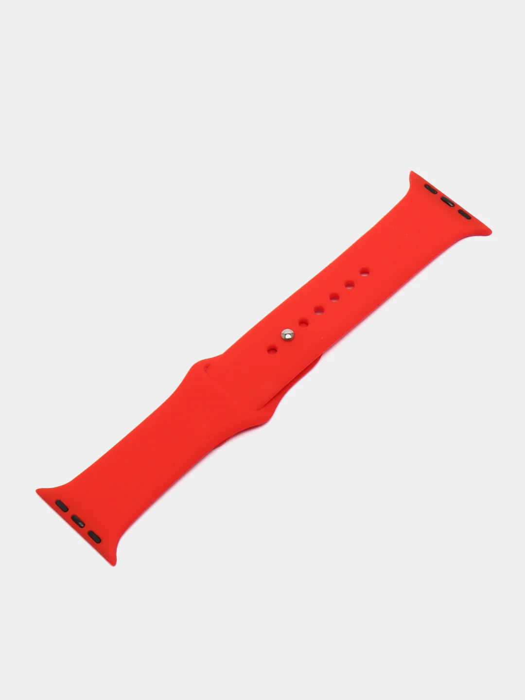 Красный бампер с защитным стеклом и ремешком для Apple Watch 38/40/41/42/44/45/49