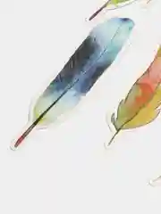 Набор закладок для книг "Перья"