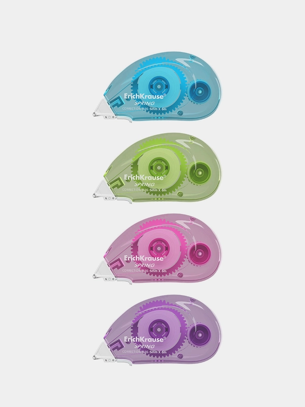 Корректирующая лента ErichKrause® Spring, 5мм х 6м (в пакете по 1 шт.)