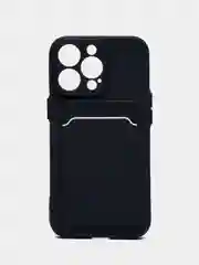 Темно-синий чехол для iPhone 12, 13, Pro Max, 7, 8, SE 2020 с карманом для карт защита камеры динамика