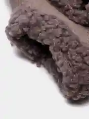 Серый дубленка для собаки