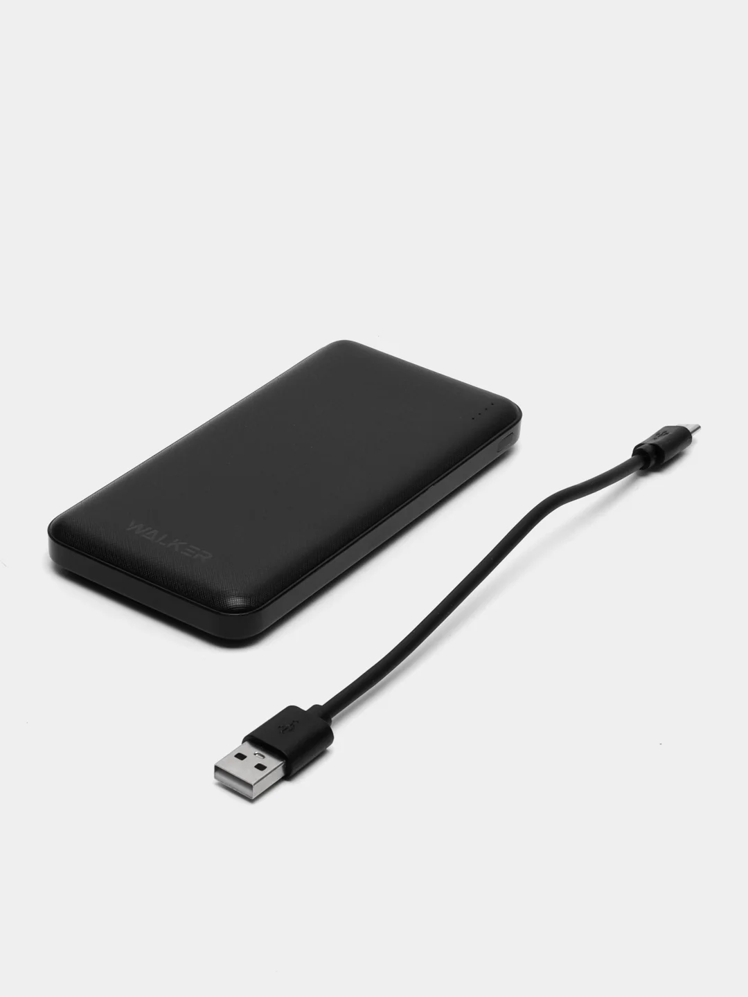 Белый внешний аккумулятор WALKER WB-410, 10 000 mAh