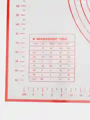 Красный коврик силиконовый для раскатки и выпечки теста