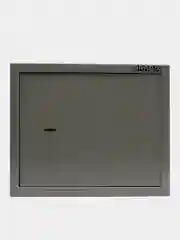 Сейф маленький мини мебельный для денег и документов Brabix, 290х350х300мм, ключевой замок