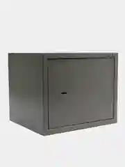 Сейф маленький мини мебельный для денег и документов Brabix, 290х350х300мм, ключевой замок