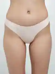 Бежевый женские бесшовные трусы стринги Ava Secret