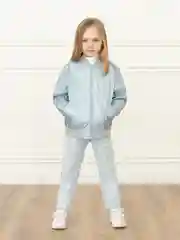 Небесно-голубой ветровка для девочки Arctic kids весна-лето