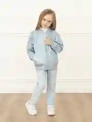 Небесно-голубой ветровка для девочки Arctic kids весна-лето