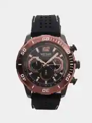 Черный мужские наручные часы Megir MN2109G, с хронографом, в подарочной упаковке