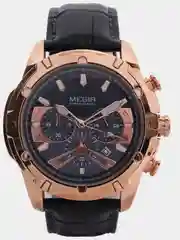 Синий мужские наручные часы Megir ML2102G с хронографом, в подарочной упаковке