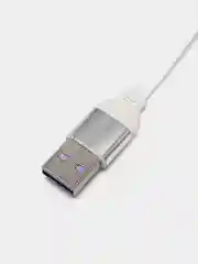 Белый кабель для зарядки Type-C (белый) в упаковке / провод 1 м / тайп си / зарядка для телефона