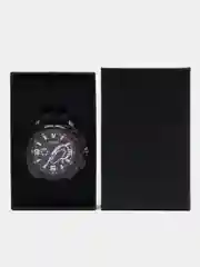 Черный мужские наручные часы Megir MN2147G, с хронографом, в подарочной упаковке