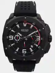 Черный мужские наручные часы Megir MN2147G, с хронографом, в подарочной упаковке