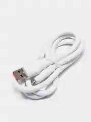 Ледяной кабель для зарядки Type-C (белый) в упаковке / провод 1 м / тайп си / зарядка для телефона