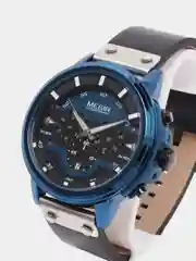 Синий мужские наручные часы Megir ML2080G, с хронографом, в подарочной упаковке