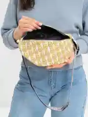 Белый женская поясная сумка