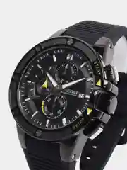 Желтый мужские наручные часы Megir MN2095G, с хронографом, в подарочной упаковке