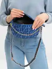 Белый женская поясная сумка