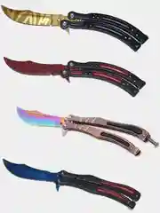 Нож бабочка CS, 23 см, металл