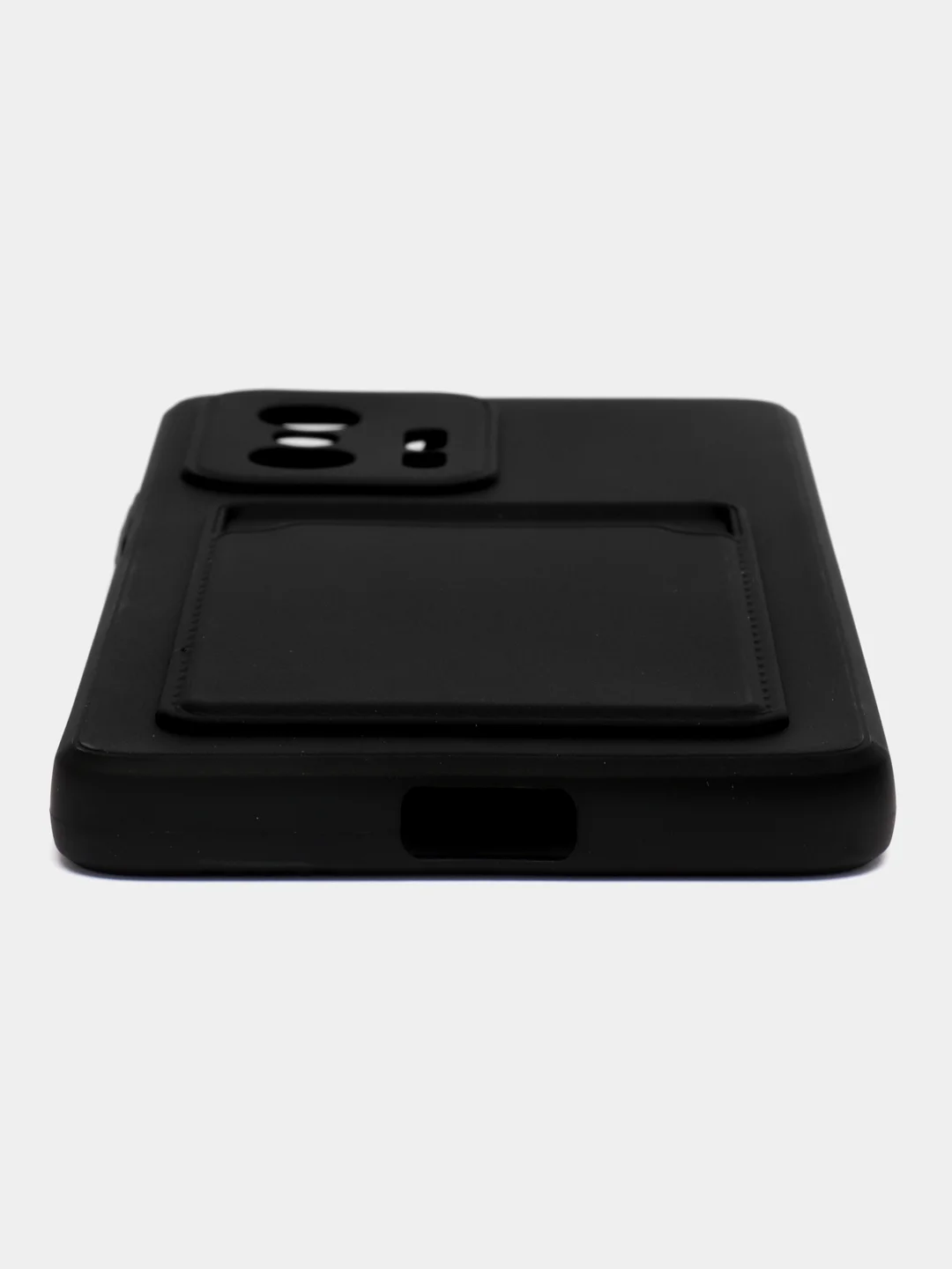 Черный чехол для Xiaomi 11T / 11T Pro / Сяоми 11Т / 11Т Про, с карманом для карт