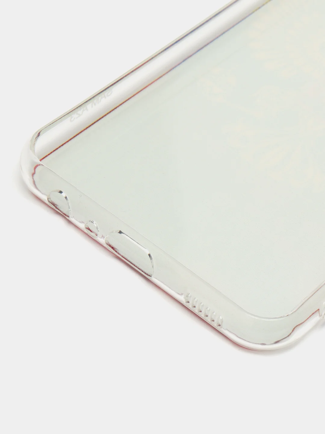 Синий чехол силиконовый на Samsung Galaxy A23 / Самсунг А23 прозрачный с рисунком, защита камеры