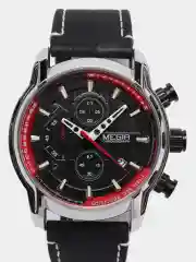 Черный мужские наручные часы Megir ML2104G с хронографом, в подарочной упаковке