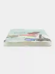 Тёмно-серый чехол силиконовый на Samsung Galaxy A23 / Самсунг А23 прозрачный с рисунком, защита камеры