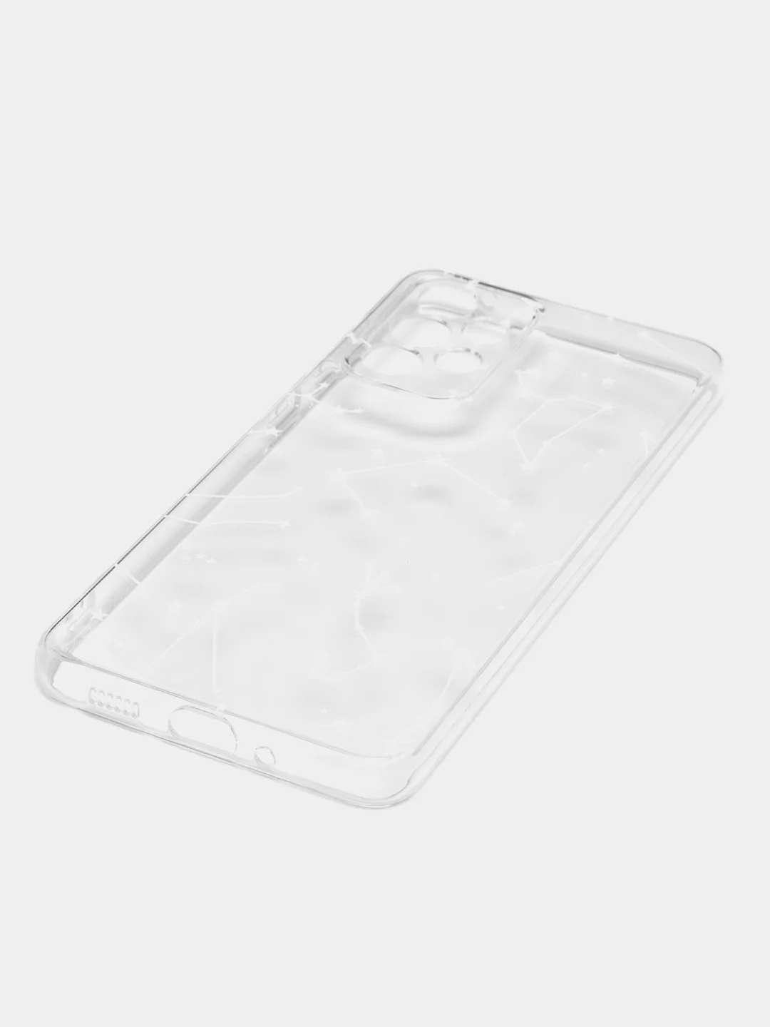 Прозрачный чехол на Samsung Galaxy A33 5G / Галакси А33 5G прозрачный, с рисунком, защита камеры