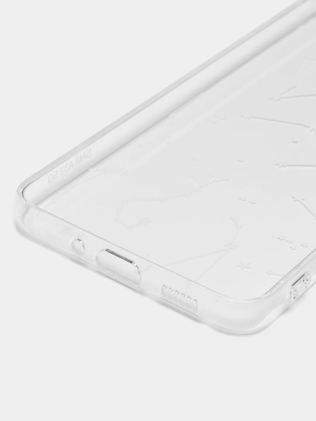 Прозрачный чехол на Samsung Galaxy A33 5G / Галакси А33 5G прозрачный, с рисунком, защита камеры