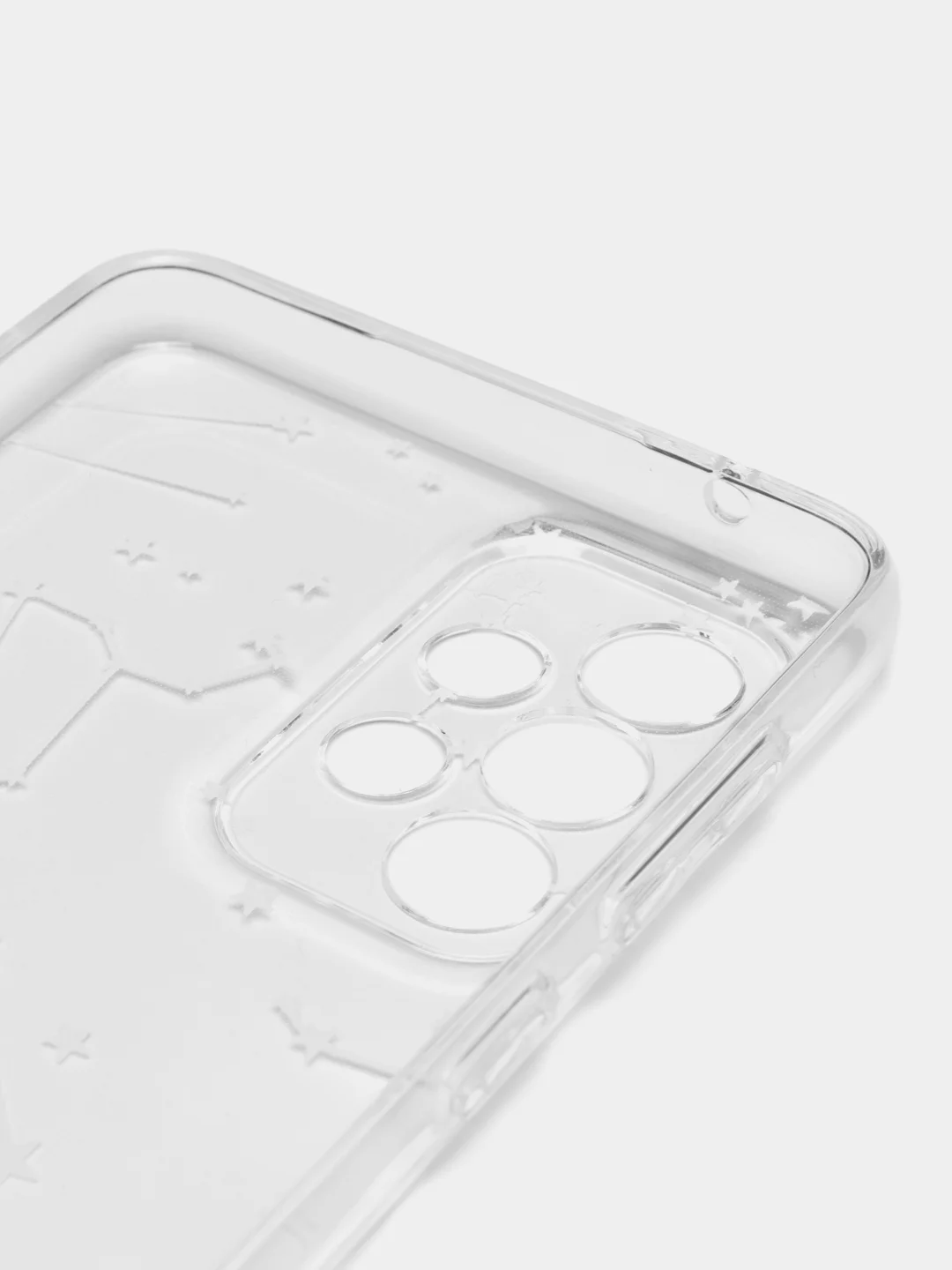 Прозрачный чехол на Samsung Galaxy A33 5G / Галакси А33 5G прозрачный, с рисунком, защита камеры