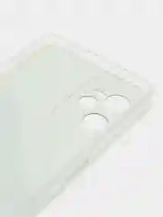 Серый силиконовый чехол на Realme C35 / Реалми С35 прозрачный, с рисунком, защита камеры