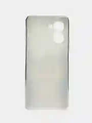 Синий силиконовый чехол на Realme C33 / Реалми С33 прозрачный, с рисунком, защита камеры