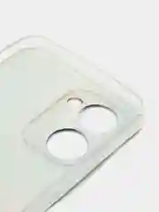 Бордовый силиконовый чехол на Realme C33 / Реалми С33 прозрачный, с рисунком, защита камеры