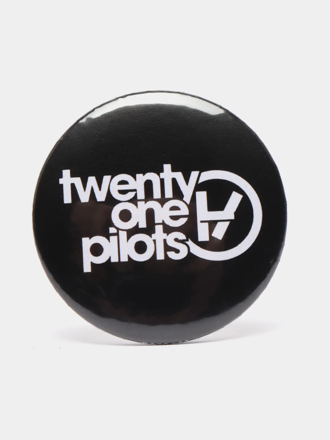 Черный значок Twenty One Pilots, 37 мм, круглый, металлический