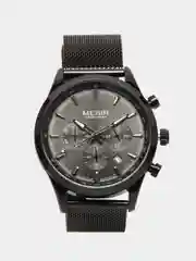 Черный мужские наручные часы Megir MS2153G, с хронографом, в подарочной упаковке
