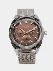 Коричневый мужские наручные часы Megir MS2072G, с хронографом, в подарочной упаковке