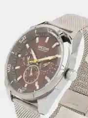 Коричневый мужские наручные часы Megir MS2072G, с хронографом, в подарочной упаковке