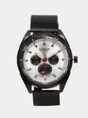 Серебряный мужские наручные часы Megir MS2072G, с хронографом, в подарочной упаковке