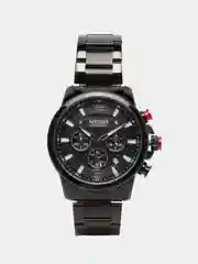 Черный мужские наручные часы Megir MS2156G, с хронографом, в подарочной упаковке