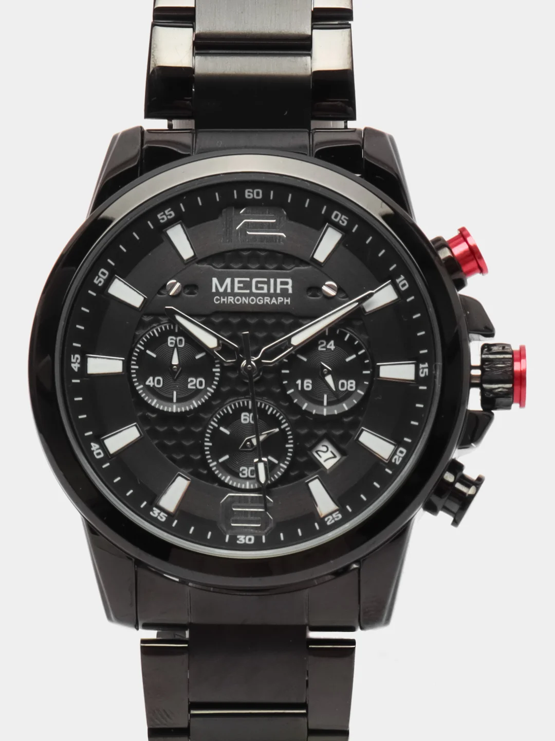 Синий мужские наручные часы Megir MS2156G, с хронографом, в подарочной упаковке