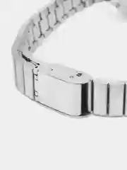 Серебряный женские наручные электронные Led часы Skmei 1543 в подарочной упаковке