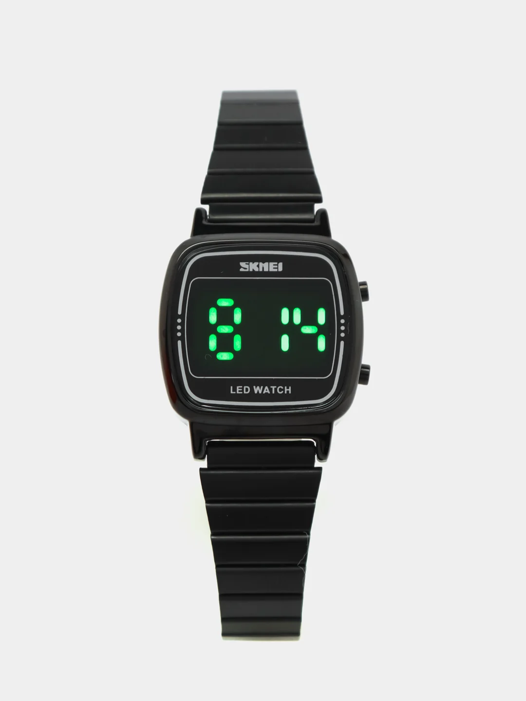 Черный женские наручные электронные Led часы Skmei 1543 в подарочной упаковке