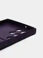 Пурпурный чехол для Samsung Galaxy S23 Ultra, Самсунг С23 ультра силиконовый, с карманом для карты