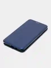 Синий чехол-книжка для Samsung Galaxy J 7 (2016), Samsung J7 (2016), Самсунг J 7 экокожа